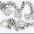 Contemporary 18k White Gold Bracelet With Diamond Charms: Elephant Heart Peace For Sale - Image 3 of 4