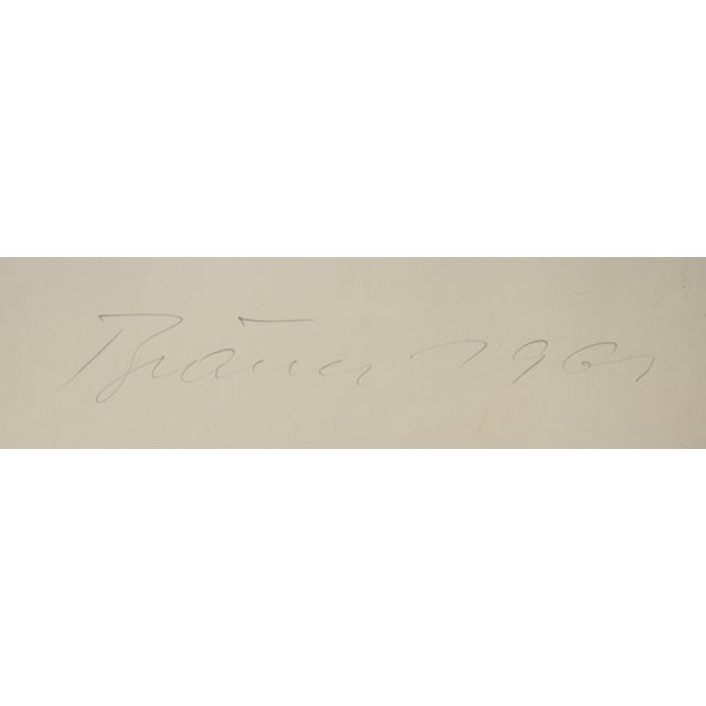 Ernst Bräuer 1912 Dresden – 1994 Gschwendt 'Two Horses (Red - Blue)' Signed and dated lower right (1961) Monotype on...