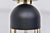 Black Mitzi Haley Black & Aged Brass Semi-Flush Mount Ceiling Lights - Set of 9 For Sale - Image 8 of 8