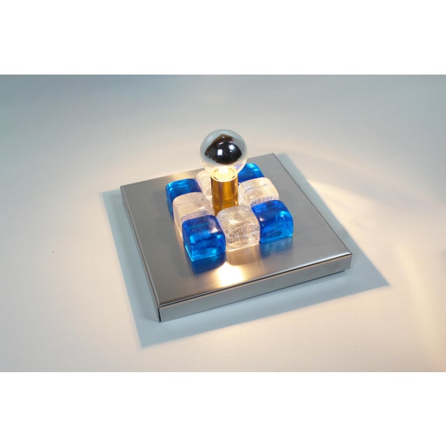 Murano Glass Wall Lamps by Albano Poli for Poliarte, 1970s, Set of 2 For Sale - Image 9 of 10