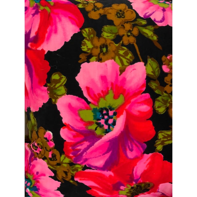 Shabby Chic Impressive Pair of Floral Pillows Feather Down Insert For Sale - Image 3 of 5