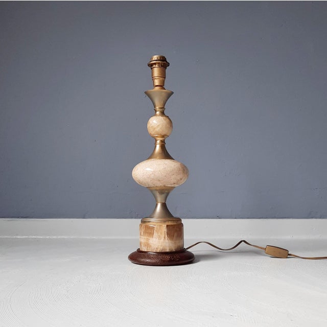 Onyx Table Lamp, 1960s For Sale - Image 4 of 8
