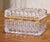 Early 20th Century French Baccarat-Style Cut Glass and Brass Jewelry Box For Sale - Image 9 of 10
