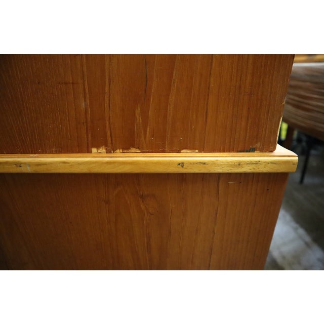 Scandinavian Mid-Century Modern Double Bodied Cabinet For Sale - Image 10 of 12