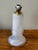 Large White Glass Table Lamp from Atelje Lyktan, 1980s For Sale - Image 3 of 5