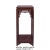 Brown Chinese Light Brown Stain Square Ru Yi Plant Stand Pedestal Table For Sale - Image 8 of 9