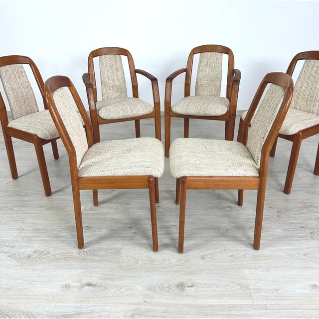 Dyrlund Scandinavian Dining Chairs Manner of Dyrlund – Set of 6 For Sale - Image 4 of 11