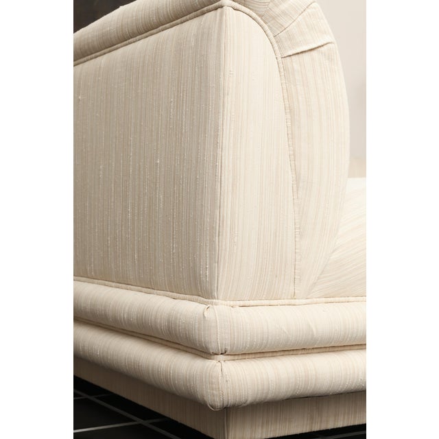 Textile Vintage Three-Piece Curved Modular Sectional Sofa For Sale - Image 7 of 14