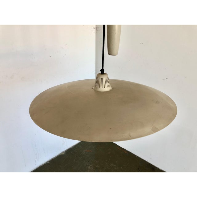 Metal 1960s Bergboms Scandinavian Large Pendant For Sale - Image 7 of 10