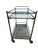 Vintage Faux Bamboo Italian Tea Bar Cart Bronze Server Console Maison Style For Sale - Image 11 of 18