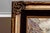 Wood Signed European Street Scene Original Oil Painting in Ornate Gilt Frame For Sale - Image 7 of 13