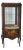 Paines Vernis Martin Bow Front Mahogany Vitrine Display Cabinet For Sale