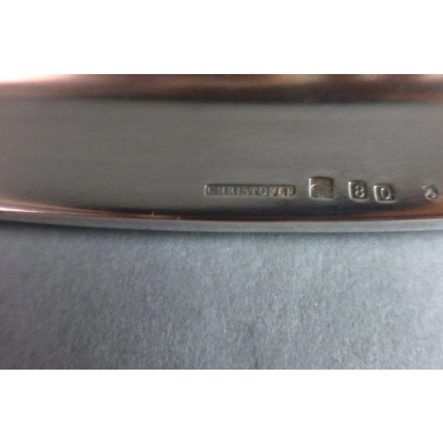 Large Dish in Silver Metal from Maison Christofle For Sale - Image 5 of 8