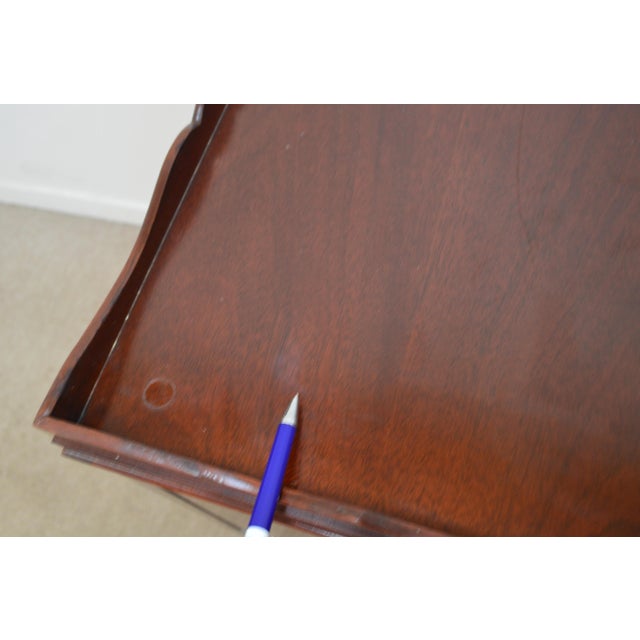 Baker Mahogany Nightstands a Pair For Sale - Image 14 of 17
