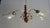 Three-Light Chandelier in Wood, Bronze and Glass, 1980s For Sale - Image 15 of 15