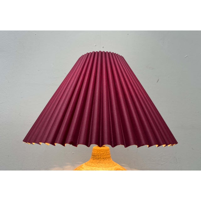 Beige Mid-Century Modern Danish Studio Pottery Stoneware Table Lamp from Søholm, 1960s For Sale - Image 8 of 18