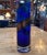 Vintage Italian Decorative Blue Vase 1980s For Sale - Image 4 of 7