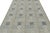 Contemporary Rug & Kilim’s Scandinavian Kilim Rug With Gray and Blue Geometric Patterns For Sale - Image 3 of 7