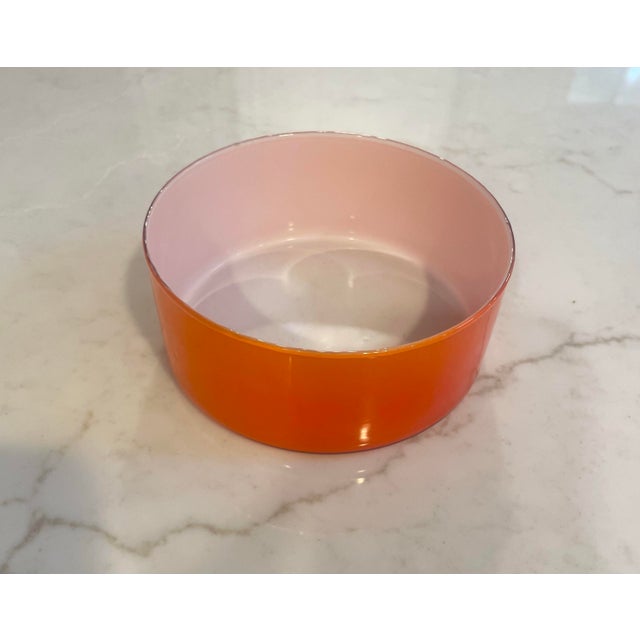 Mid 20th Century Carlo Moretti Orange Bowl For Sale - Image 5 of 5