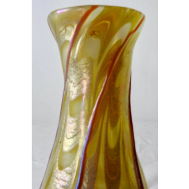 1900 - 1909 Early 20th Century Loetz Phaenomen Genres Austrian Vase For Sale - Image 5 of 9