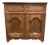 Antique Victorian French Provincial Louis XV Walnut Bedside Commode Cabinet For Sale