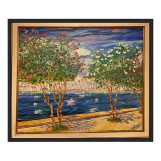 Avel, Cadaques, 2023, Oil on Canvas, Framed For Sale