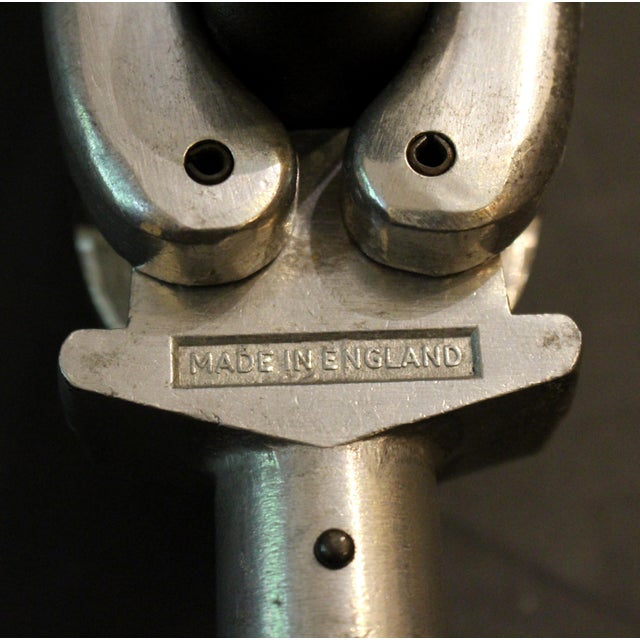 Silver Circa 1960s English Sporting Event or Hunting Walking Stick With Folding Seat For Sale - Image 8 of 8