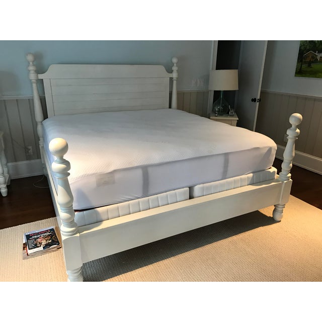 Pottery Barn King Size Caroline Bed Chairish