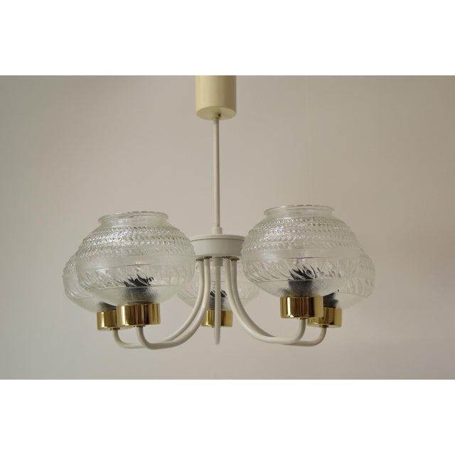 Mid-Century Ceiling Light attributed to Instala Jilove U Decina, 1970s For Sale - Image 3 of 17