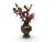 An exceptionally delicate and decorative 19th-century miniature sculpture composed of a finely cast bronze planter issuing...