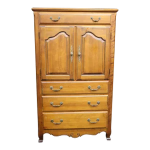 Ethan Allen XV Style Cherry Linen Chest