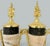 Pair French Regency Styl Giallo Sienna Marble Gilt Bronze Cassolettes Urns Vases For Sale - Image 9 of 10