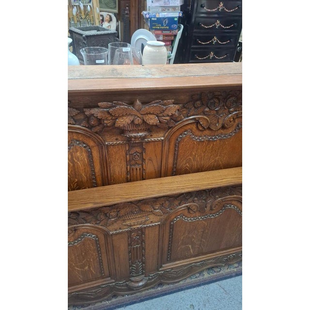 Normandy Oak Bedroom Set, 1890, Set of 4 For Sale - Image 11 of 13