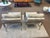 1990s Pair of Mid Century Modern Style Chrome Upholstered Lounge Chairs by Arhaus For Sale - Image 5 of 12