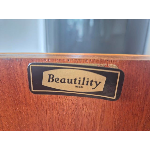 Mid-Century Teak Sideboard Cabinet from Beautility, 1960s For Sale - Image 18 of 18