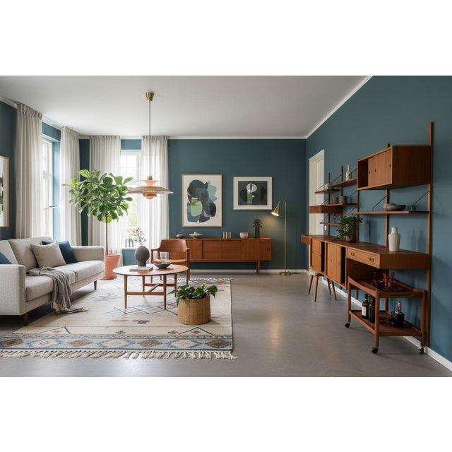 Large PS System Shelving in Teak, Denmark, 1960s For Sale - Image 15 of 18