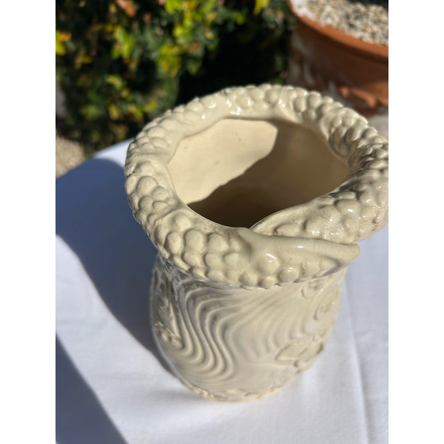 Ivory Vintage Ivory Studio Pottery Vase For Sale - Image 8 of 17