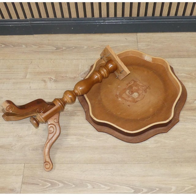 Light Round Side Table For Sale - Image 11 of 12