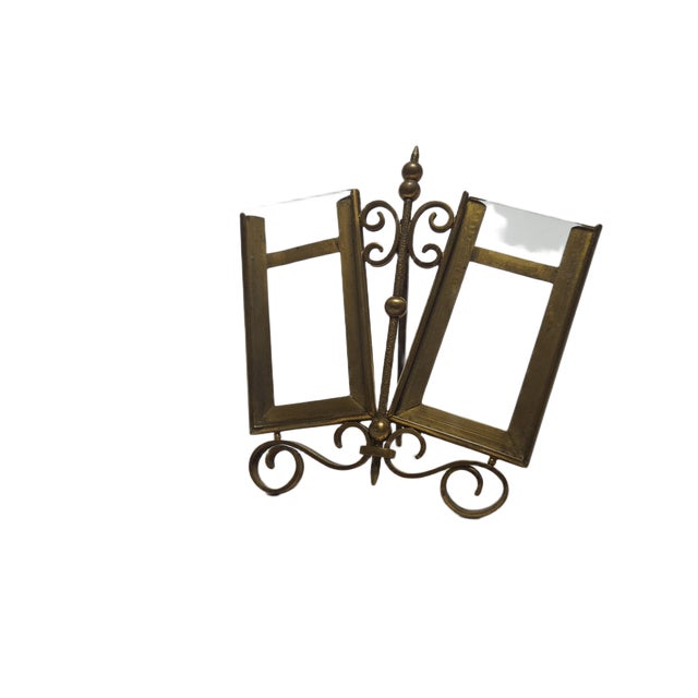 Art Deco Diptych Frame, Belgium, 1950s For Sale - Image 13 of 13