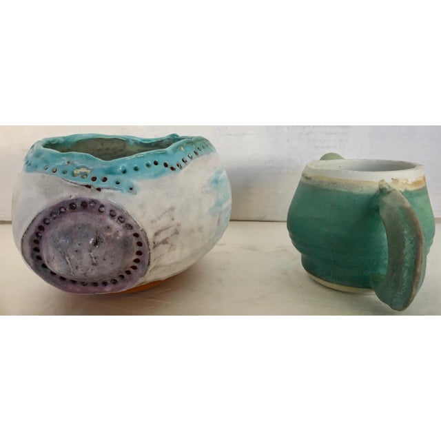 Vintage Creamer and Bowl For Sale - Image 5 of 13