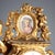 Antique Clock with Gilded Antimony Wooden Base, 1800s For Sale - Image 4 of 13