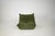 Green Set of Togo Lounge Chair and Pouf in Khaki Corduroy by Michel Ducaroy for Ligne Roset, 1973 For Sale - Image 8 of 18