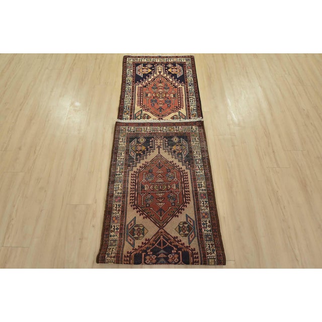 Sarab Runner 2’6” X 10’5” Beige Wool Vintage Tribal Hand-Knotted Oriental Rug For Sale - Image 13 of 14