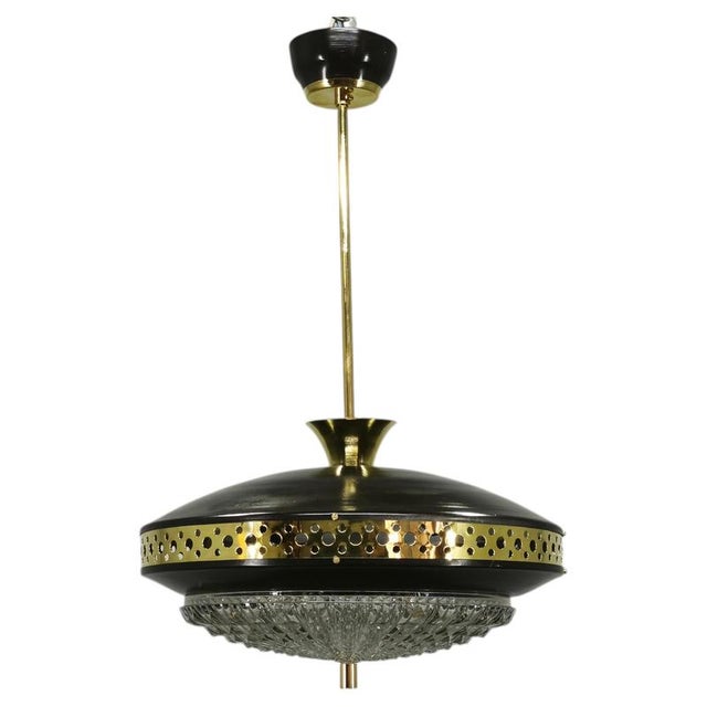 Vintage Space Age UFO Pendant Light by Ludib Bratislava, Czechoslovakia, 1960s For Sale - Image 14 of 14