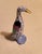 1990s Vintage MCM Herend Blue Fishnet Tiny Goose Figurine For Sale - Image 5 of 5