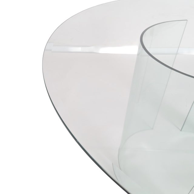 Round Glass Adam Dining Table by Galotti & Radice for Studio G&R For Sale - Image 5 of 6