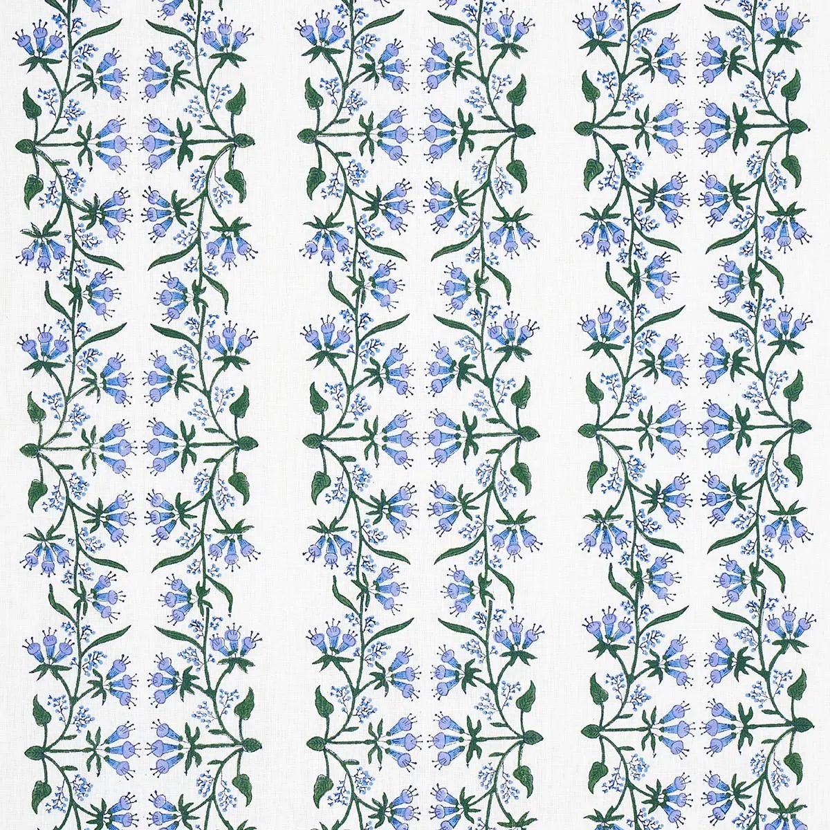 Schumacher x Marie-Anne Oudejans Himalaya Hand Block Print Fabric in ...