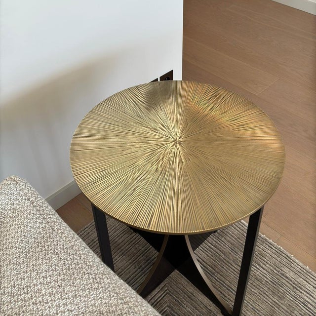 Bronze Catalina Side Table attributed to Tuell and Reynolds, 2016 For Sale - Image 4 of 10