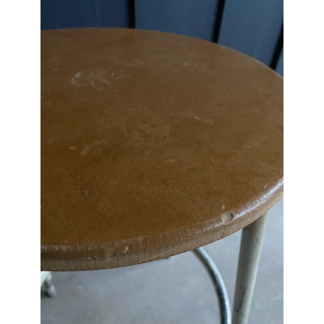 Industrial Steel Plant Stand / Stool / Nightstand Chairish