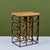 Black Arthur Umanoff Butcher Block Wine Rack For Sale - Image 8 of 14